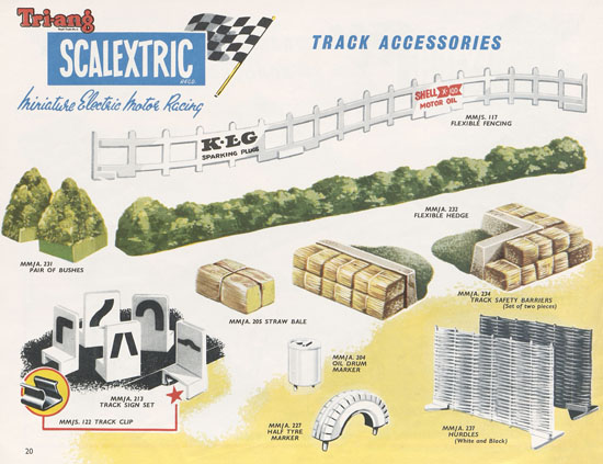 Seite 20 Scalextric Miniature Electric Motor Racing 1961