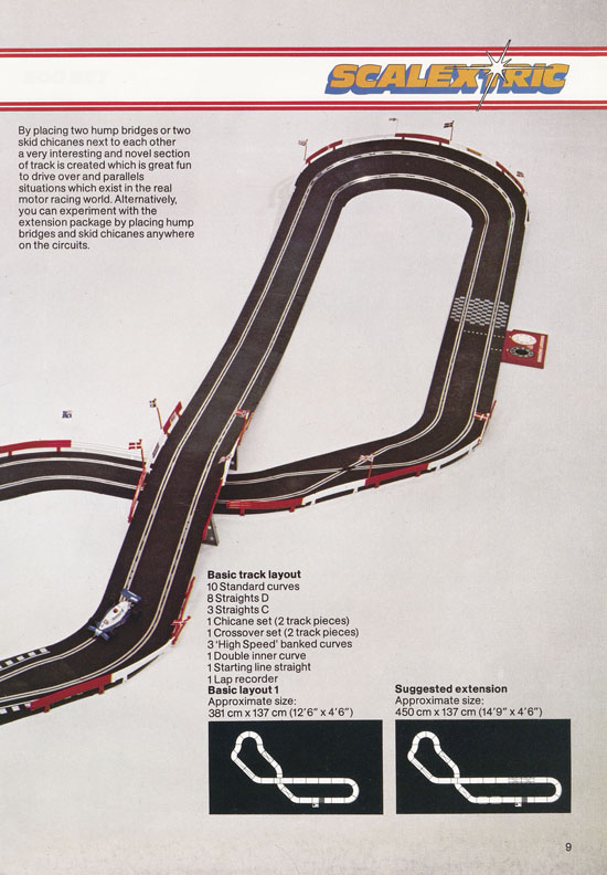 Scalextric Electric Motor Racing catalogue 1979