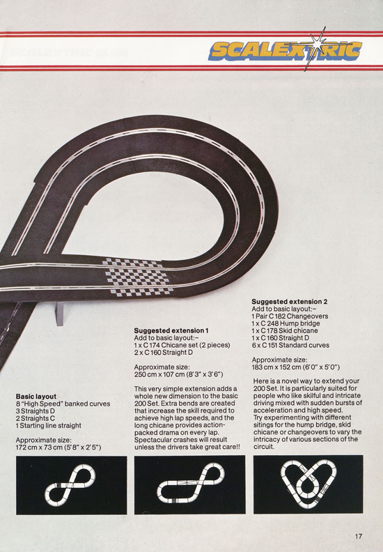 Scalextric Electric Motor Racing catalogue 1979