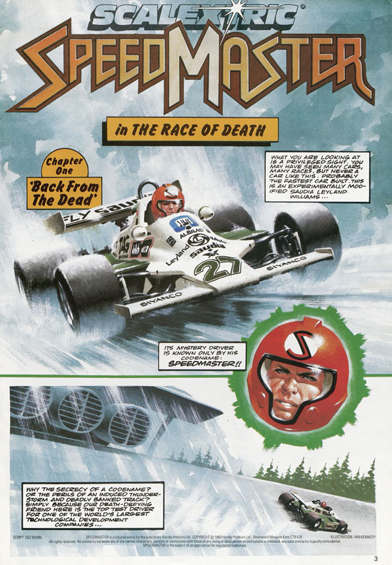 Adventures with Scalextric catalogue 1981