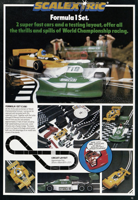 Adventures with Scalextric catalogue 1981