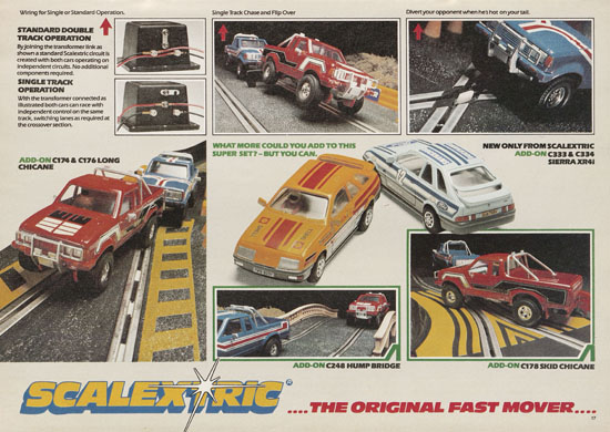 Scalextric Electric Motor Racing catalogue 1984