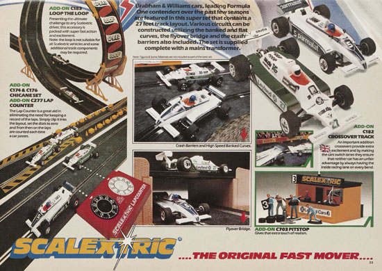 Scalextric Electric Motor Racing catalogue 1984