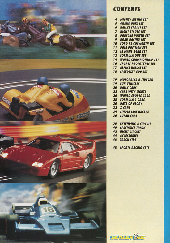 Scalextric Electric Motor Racing catalogue 1992
