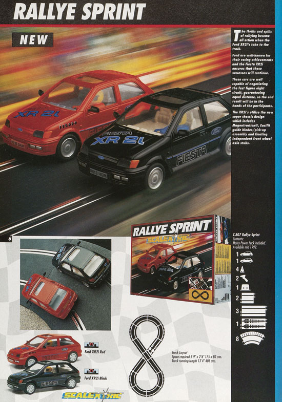 Scalextric Electric Motor Racing catalogue 1992