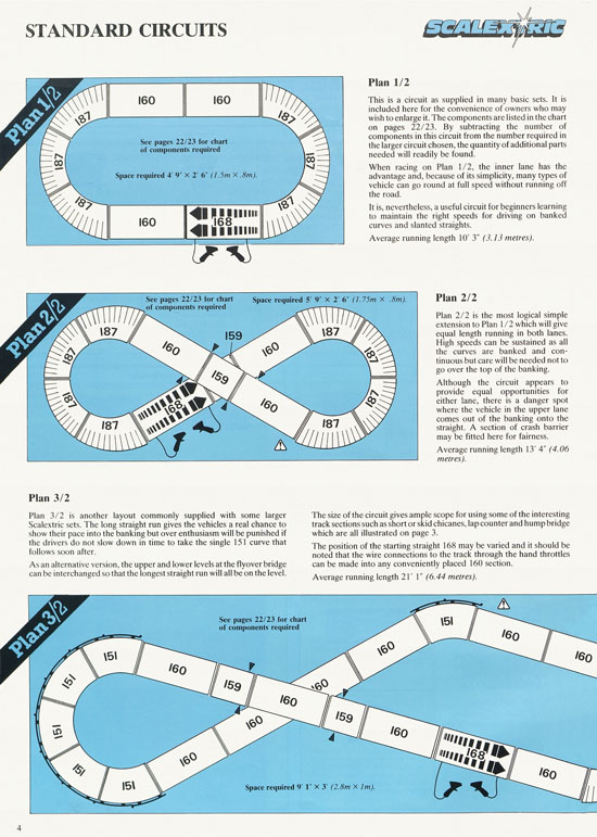 Scalextric 27 Circuits for Model Motor racing 1989