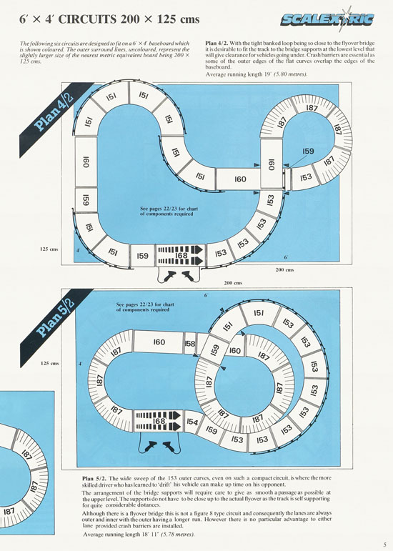 Scalextric 27 Circuits for Model Motor racing 1989