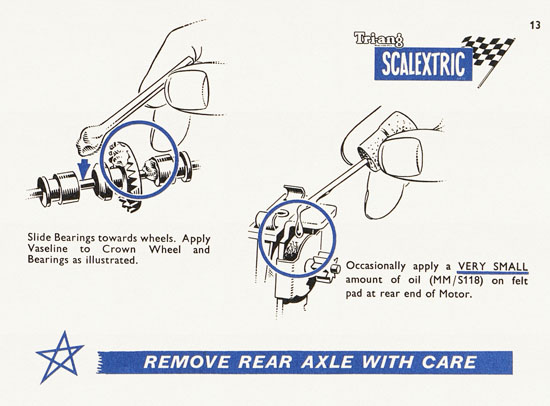 Seite 13 Scalextric Instruction manual 1962