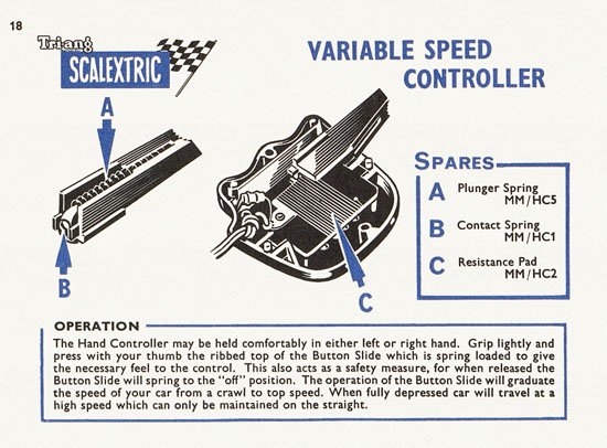 Scalextric Instruction manual 1962