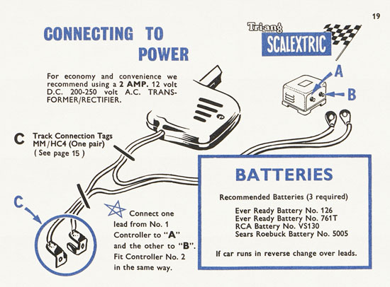 Seite 19 Scalextric Instruction manual 1962