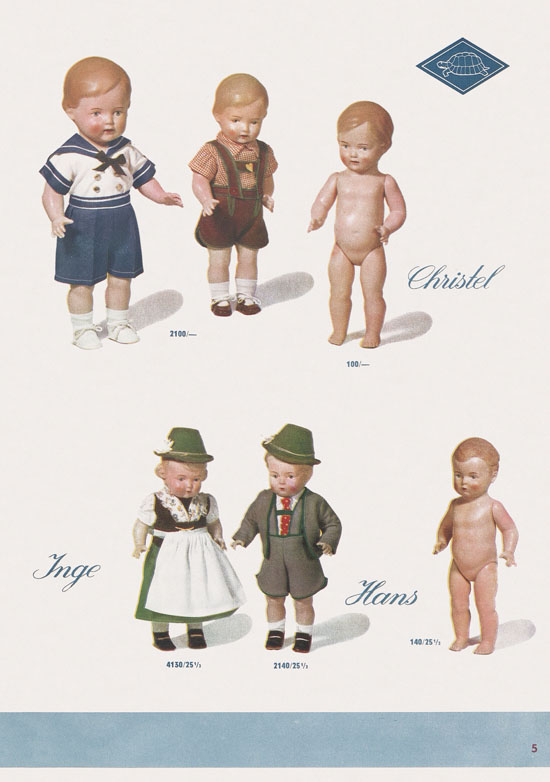 Schildkröt-Puppen Katalog 1952