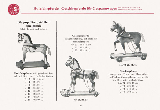 Gebrüder Schmohl Katalog 1954