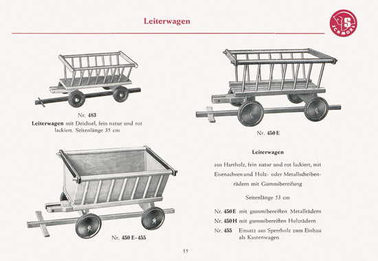 Gebrüder Schmohl Katalog 1954