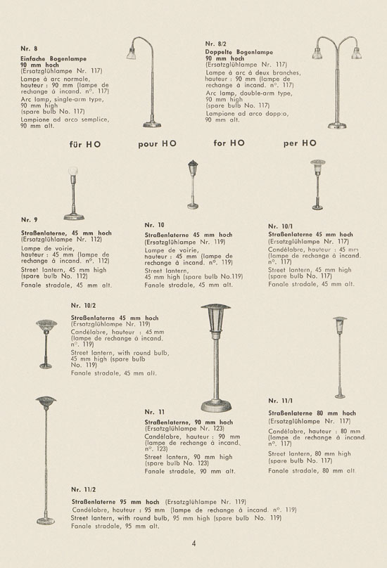 Schneider Modellbahnzubehör 1967