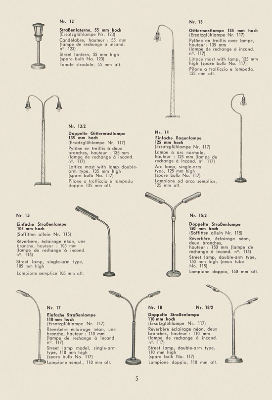 Schneider Modellbahnzubehör 1967