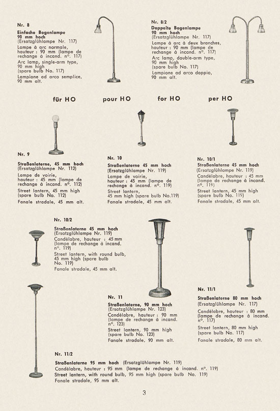 Schneider Modellbahnzubehör 1968