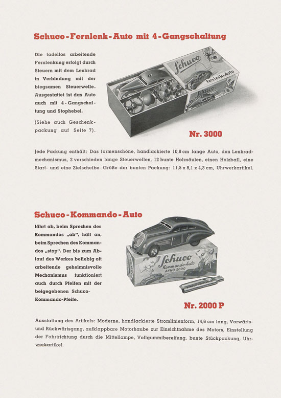 25 Jahre Schuco Prospekt 1938