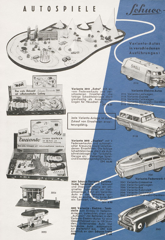 Schuco Prospekt 1957