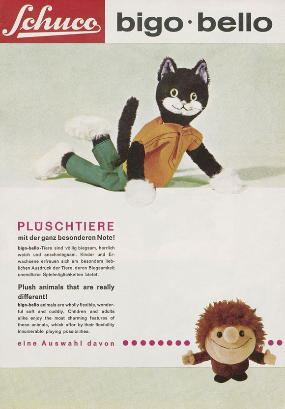 Schuco Prospekt Plüschtiere bigo bello 1970