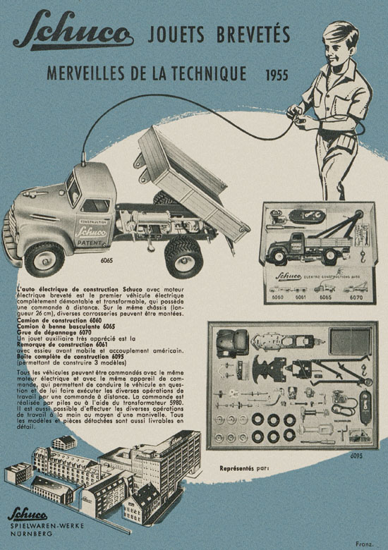 Seite 1 Schuco Jouets Brevetès catalogue 1955