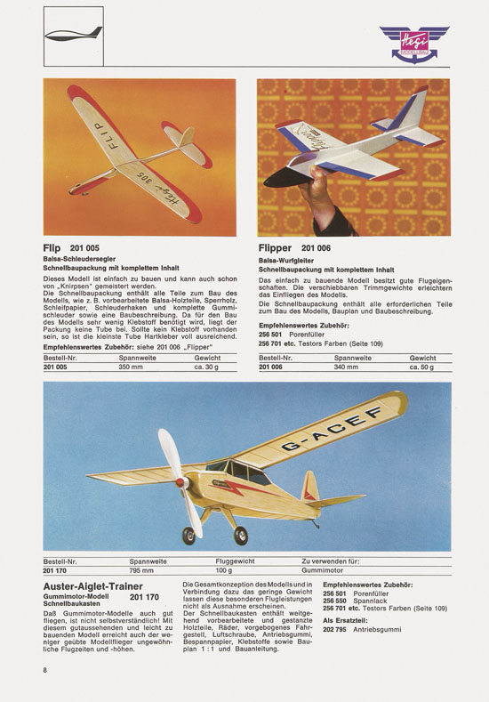 Hegi Modellbau Katalog 1976