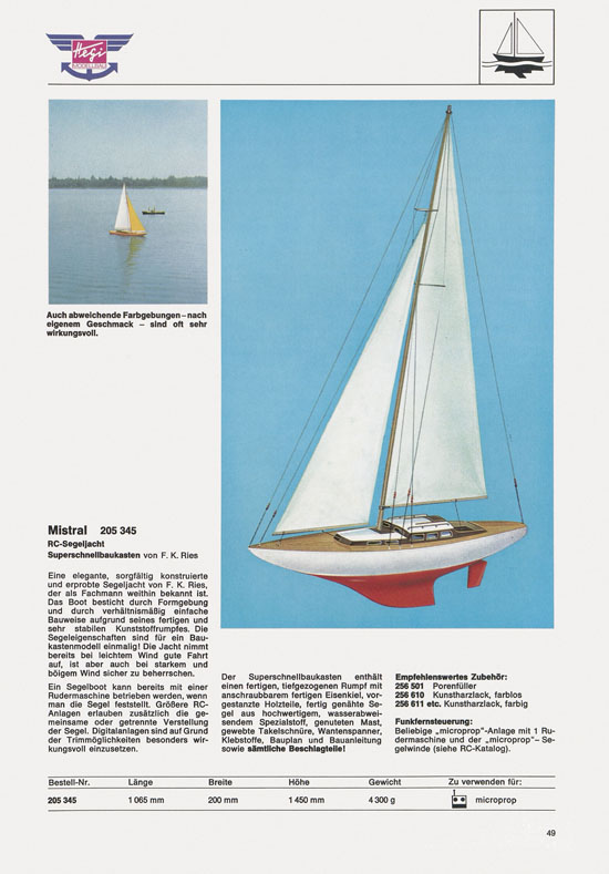 Hegi Modellbau Katalog 1976