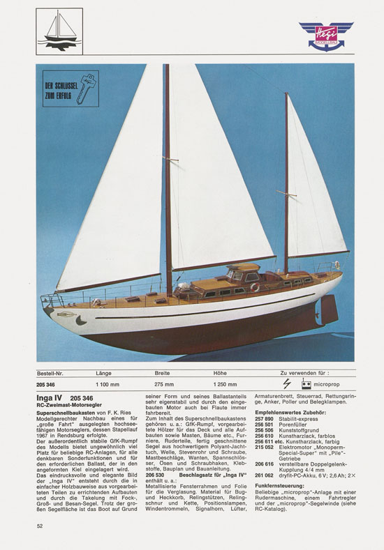 Hegi Modellbau Katalog 1976