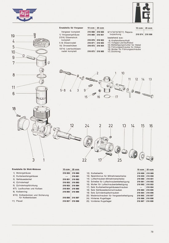 Hegi Modellbau Katalog 1976