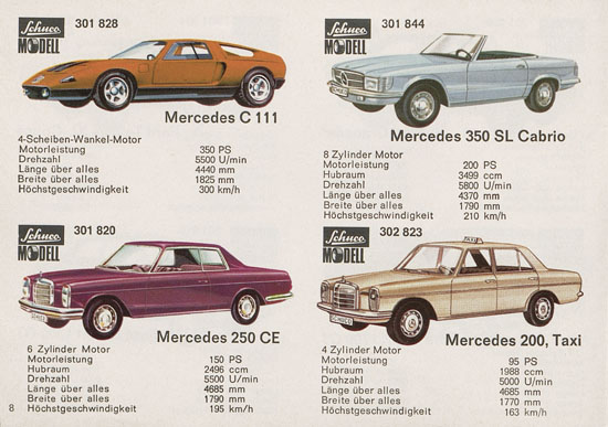 Seite 8 Schuco Modelle 1970