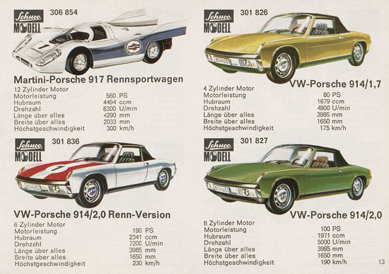 Seite 13 Schuco Modelle 1970