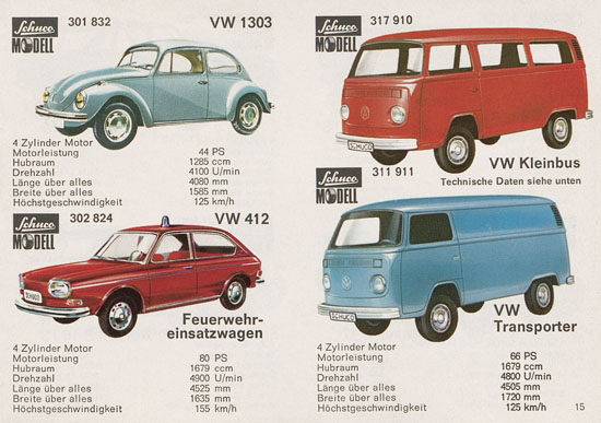 Seite 15 Schuco Modelle 1970