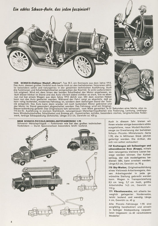 Schuco Neuheiten 1962