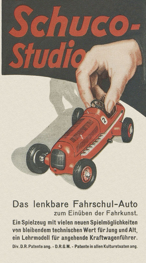 Schuco Studio Faltblatt 1938