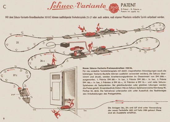 Schuco Varianto 3010 Katalog 1955