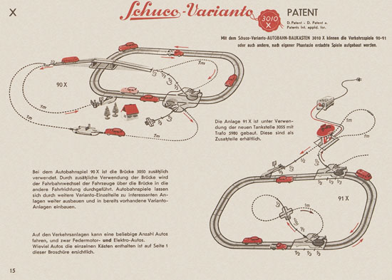 Schuco Varianto 3010 Katalog 1955