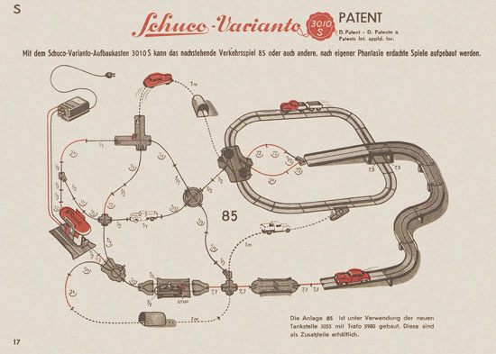 Schuco Varianto 3010 Katalog 1955