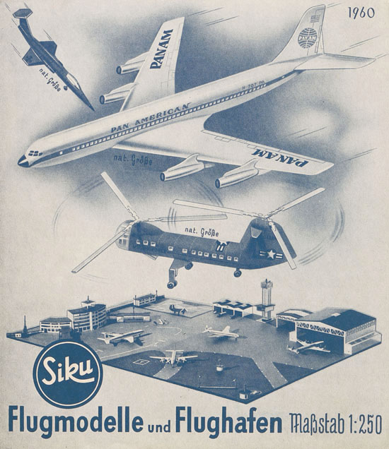 Seite 1 Siku Katalog 1960, Siku Flugmodelle 1960