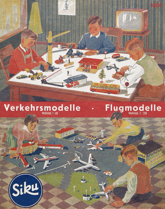 Siku Verkehrsmodelle und Flugmodelle Katalog 1961