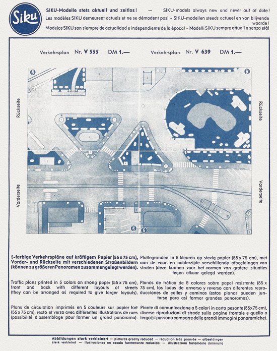 Seite 12 Siku Verkehrsmodelle und Flugmodelle Katalog 1961