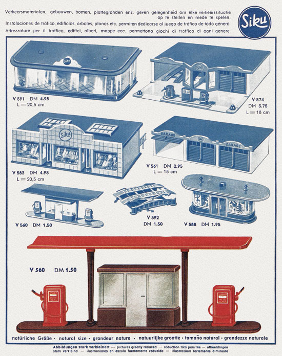 Siku Verkehrsmodelle und Flugmodelle Katalog 1961