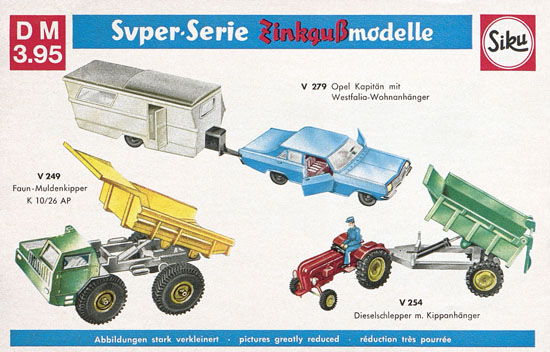Seite 10 Siku Katalog 1968, Preisliste 1968, Bildpreisliste 1968, Verkehrsmodelle 1968