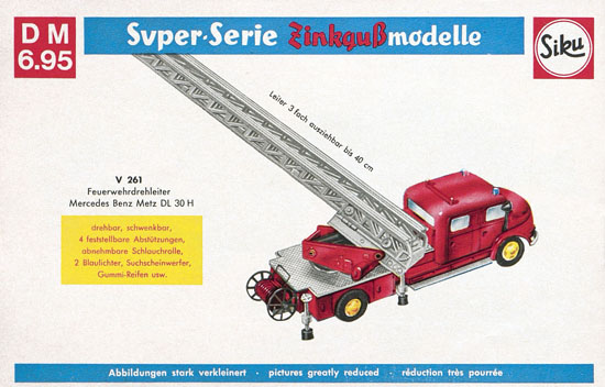 Siku Katalog 1968, Preisliste 1968, Bildpreisliste 1968, Verkehrsmodelle 1968