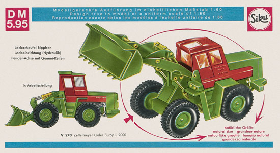 Seite 16 Siku Super Serie Zinkguß-Modelle Katalog 1969