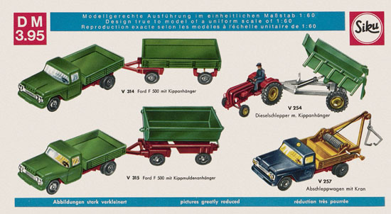 Seite 12 Siku Super Serie Zinkguß-Modelle Katalog 1970