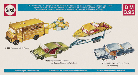 Seite 13 Siku Super Serie Zinkguß-Modelle Katalog 1970