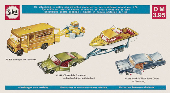 Siku Super Serie Zinkguß-Modelle Katalog 1970