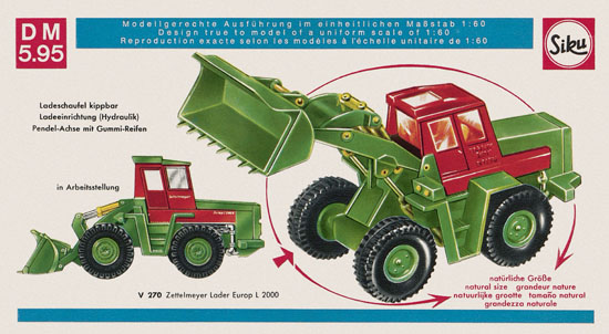 Siku Super Serie Zinkguß-Modelle Katalog 1970