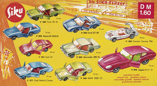 Seite 3 Siku Katalog 1971, Preisliste 1971, Bildpreisliste 1971, Verkehrsmodelle 1971, Siku Zinkgußmodelle 1971, Siku V-Serie 1971