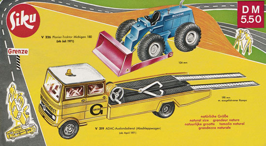 Seite 13 Siku Katalog 1971, Preisliste 1971, Bildpreisliste 1971, Verkehrsmodelle 1971, Siku Zinkgußmodelle 1971, Siku V-Serie 1971