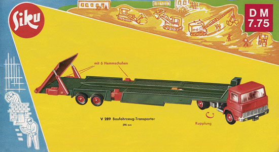 Seite 17 Siku Katalog 1971, Preisliste 1971, Bildpreisliste 1971, Verkehrsmodelle 1971, Siku Zinkgußmodelle 1971, Siku V-Serie 1971